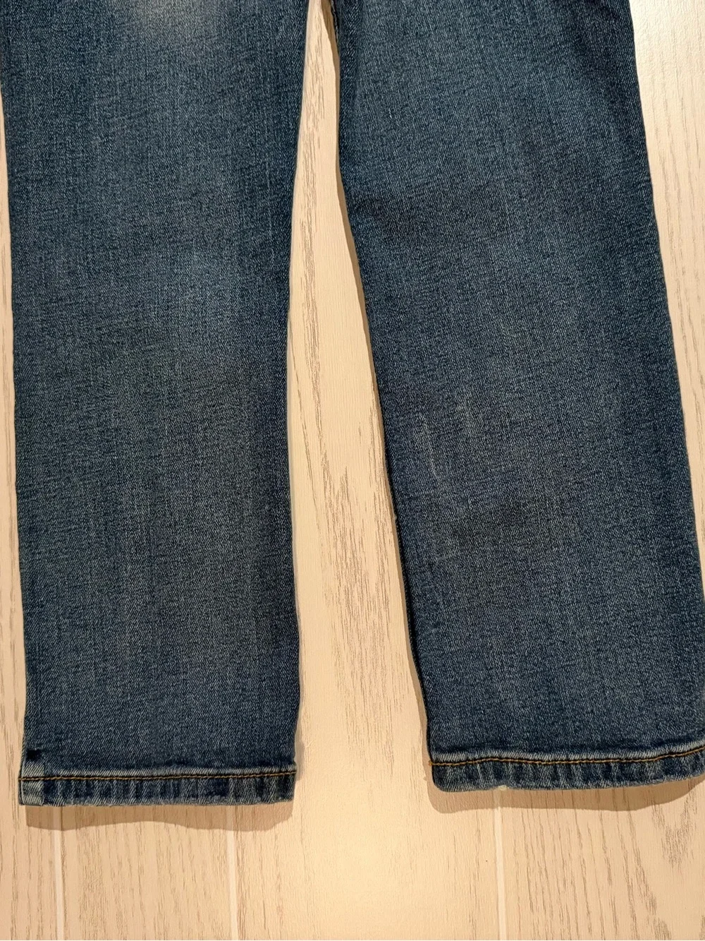 Cat &‎ Jack Boys Size 6 Jeans Blue Straight Fit Stretch Adjustable Waist EUC